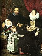 Cornelis de Vos the painter and his family oil